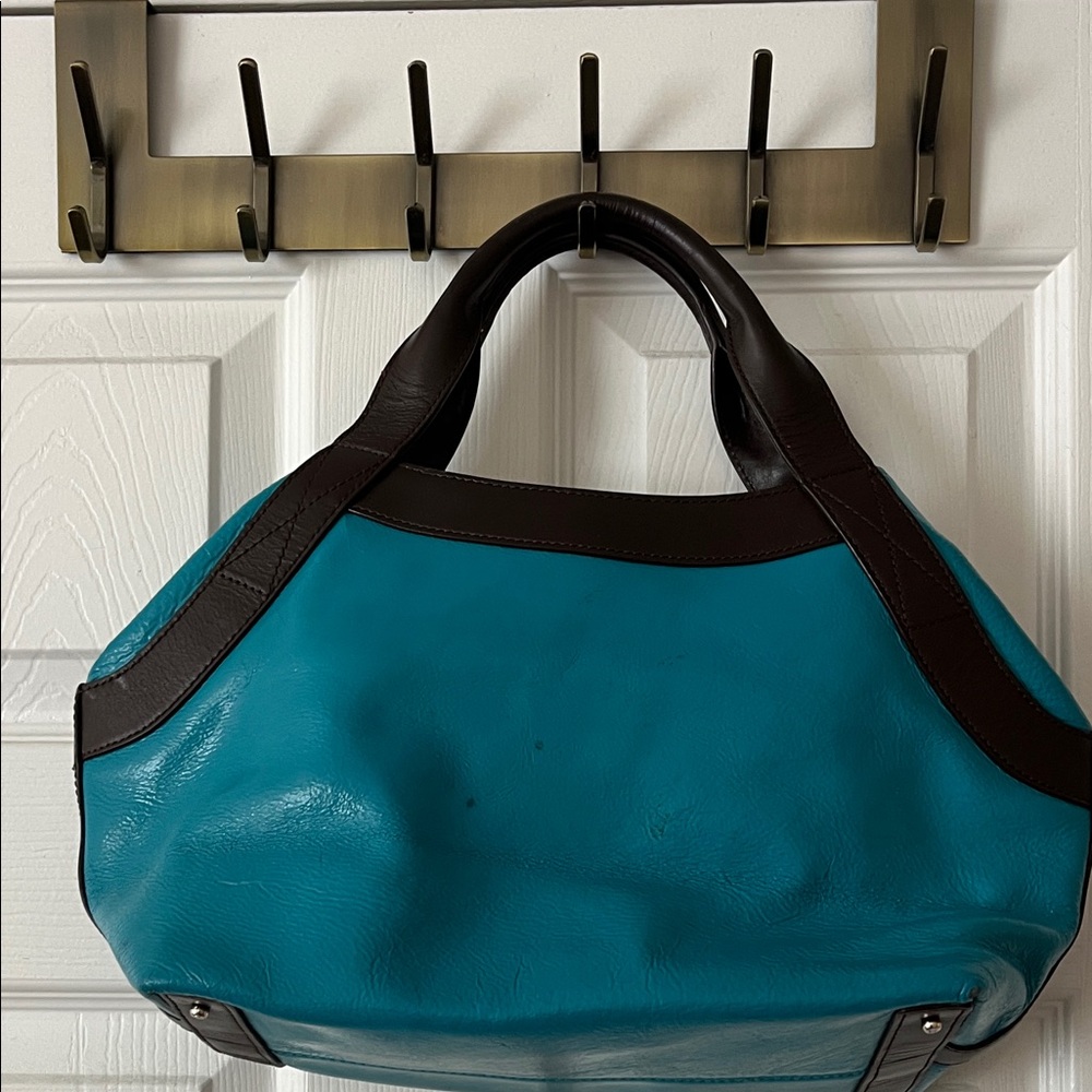 Kate Spade Blue and Brown Shoulder Bag - Picture 5 of 11